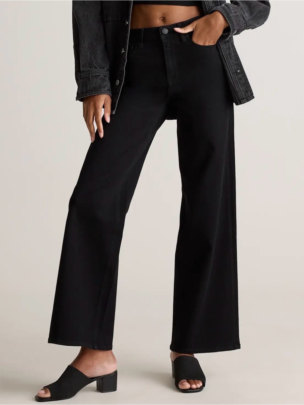 Quince Bella Stretch Wide-Leg Jeans